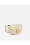 Contrast Textured Bag with Metal Buckle - 3