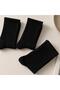 Economical Pack of 8 Black Cotton Unisex Tennis Socks Set