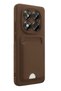 Ilkeshop New Redmi Note 15 4g Kelvin Silicone with Business Card Holder (132901) - Brown - 3