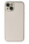Ilkeshop New iPhone 14 Plus Case Coco Leather Silicone Cover (163245) - White