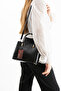 Jesse Vertical Form Hand and Shoulder Bag with Gold Buckle Detail Mint Green - 3