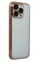 Ilkeshop New iPhone 15 Pro Max Lens Silicone Case - (211441) Desert Titanium - 3