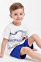 Boys Printed Short Sleeve T-Shirt and Shorts Set - 5