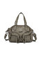 Mint Small Size Multi-Pocket Long Strap Women's Daily Hand and Shoulder Bag