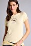 Regular Fit Crew Neck Printed Ribbed Short Sleeve T-Shirt H2349Ax26Hs