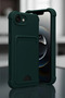 Ilkeshop New iPhone 16E Kelvin Silicone with Business Card Holder - (90555) Deep Purple - 2