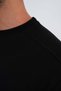 Men's Summer Black Tracksuit Set Oversize T-Shirt Elastic Lace-Up Baggy Pants - 5
