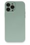 Ilkeshop New iPhone 13 Pro Max Case Nano Inside Velvet Silicone - (143758) Aqua Green
