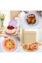 Wheat Straw Dinner Plates, 11 Inch Unbreakable Deep Dinner Plates, 6 Pack - 7