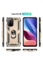 Ilkeshop New Poco F3 Case Sofia Ring Silicone Cover (165004) - Gold - 3
