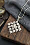 Minimalist Style Stainless Steel Men's Necklace with Eagle Figure - 2