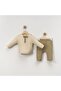 Baby Boy's Muslin Suit with Bow Tie - 2