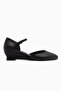 Elize Genuine Leather Black Closed-Front Women's Heeled Shoes - 2