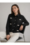 Bow Detailed Comfortable Fit Long Sleeve Lace-Up Women's Shirt - 6