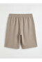 Lcw Kids Brown Crew Neck Short Sleeve Boys' Waffle Set - 6