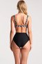 Women's Bikini Set Balconette Covered Sleeveless High Waist Slip Ethnic Patterned Knitted Fabric Summer Beach - 5