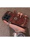Redmi K90 5g Compatible Silicone Edge Hard Back Anti-Fall Phone Case with Carpet Pattern - 2