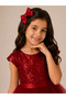 Princess Girls Tulle Evening Dress Wedding Birthday Party - 4