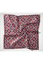 Soft Scarf Geometric Powder Mink 90X90 - 5
