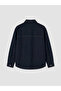 Lcw Everyday Indigo Shirt Collar Oversize Women's Jean Jacket - 6