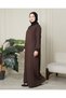 Modest Wear Mother Dress Prayer Dress Viscose Floral Full Length Dress V Robe Fish Dress Plus Size - 6