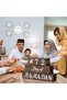 مجموعة من 5 قطع لتقويم رمضان، مكعبات عد تنازلي لرمضان والعيد، لافتة خشبية للعد التنازلي - 4