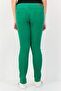 Women Skinny Fit Solid Pants, Green - 3