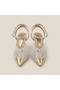 Dantele Metal Toe Detailed Lace Heeled Shoes - 2