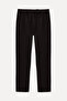Men's Brown Straight Fit Linen Trousers
