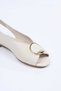 Laceless Buckle Jurdan Sole Genuine Leather Open Toe Sandals 342-939 Women's Sandals - 8