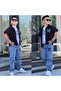 Cool Boy Embroidered Shirt 3-Piece Men's Set