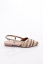Pm386-K555 Women's Open Back Wicker Ballerinas