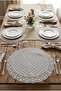 Floral French Guipure Supla Set - 40 cm Luxury Dining Table Presentation Set 6 Pieces Runner