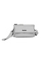 Gray Mini Size Multi-Pocket Phone and Money Bag with Wrist Strap and Long Strap - 2