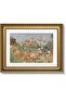 Premium Garden Sea Sky Canvas Wall Art Gold Frame 40x60 cm Decor