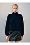 Turtleneck Oversize Knitwear Plain Thessaloniki Sweater - 3