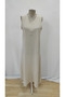 Women's Sleeveless V-Neck Maxi Length Imported Linen Dress - 4