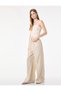 Beli Lace-Up Viscose Blend Long Wide Leg Trousers - 2