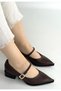 Women's Heeled Shoes Brown Skin Classic Stylish Galye - 2