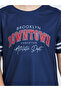 Kids Navy Blue Printed Short Sleeve T-Shirt and Shorts Pyjama Set - 3
