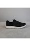 527 Black and White Large Size Laceless Sneakers - 5