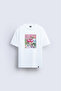 Cherry Pinterest Printed Crew Neck White T-Shirt T-Shirt