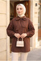 Women's Oversize Poplin Shirt with Versatile Use - 5