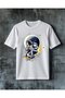 تي شيرت كبير الحجم مطبوع عليه astronaut skateboard 12