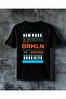 تي شيرت كبير الحجم مطبوع من brkln bronx