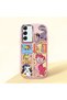 Pink Silicone Case with Shock-Absorbing Camera Protection Compatible with Samsung Galaxy S22