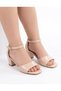 Girl's Heeled Evening Dress Shoes Patent Leather Glittery Stone Stylish Wedding/Nikah Party Comfortable Fit Full Size