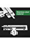 No NEW4 Inch Hardware Door Lock Stainless Steel Barrel Bolt Latch Padlock Clasp Set Brushed For Lock - 5