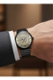 Modern Classic Grey Dial Black Stainless Steel Bracelet Analog Watch For Men 43mm - 4