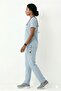 Alaska Blue Premium Scrubs Suit - Nurse Doctor Uniform High Quality Fabric - 3
